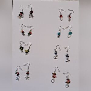 “Earth Charms” Gem Chip Earring Set. Part of the B4BB Collection!